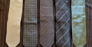Lot of 5 Vintage Armani Ties